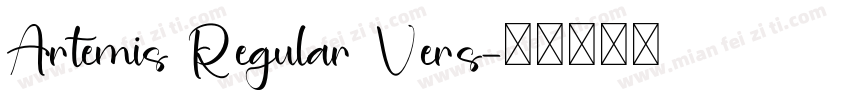 Artemis Regular Vers字体转换